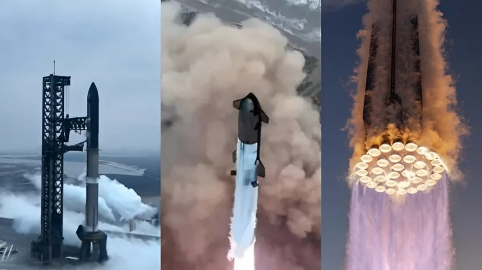 Starship 4 o maior foguete já criado pela humanidade realiza seu voo mais bem-sucedido