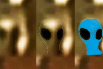 Recently shared and enhanced images of the incident with alleged aliens in the backyard of the family in Vegas seem to indeed show some kind of entity.