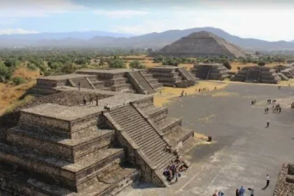 Built over 2,000 years ago, showcasing complex architecture and containing the third largest pyramid in the world, this city is full of mysteries.
