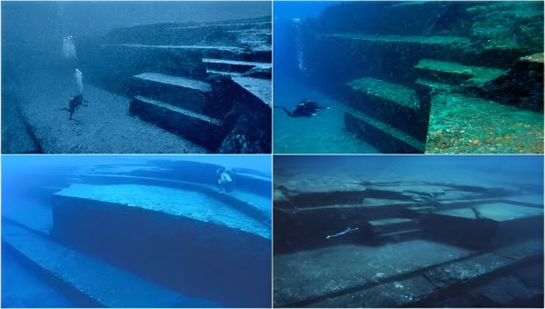 Monumental underwater rock formation sparks debate among scientists about its origin. Some believe it was built, while others claim it was shaped by tectonic activity.