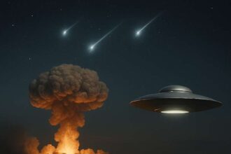 Ligação entre fenômenos astronômicos, testes nucleares e avistamentos de OVNIs.