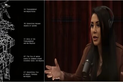 In a wide-ranging and revealing conversation with Joe Rogan, the congresswoman also spoke about “interdimensional beings” with actions and activities “outside of time and space.”