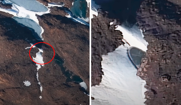 What appears to be a disc-shaped structure was found on Google Earth in Antarctica, and although it is not a new discovery, it is once again fueling discussions.