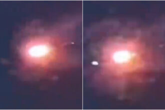 Some Chinese media reported today that an unknown object was intercepted in Shandong Province. Images quickly spread across local video platforms.