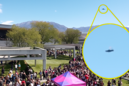 Was any unidentified unmanned aerial system present during the assassination of the conservative activist?