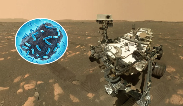 The announcement is linked to the analysis of a rock from an ancient Martian river system — sparking speculation about possible confirmation of “biosignatures.”