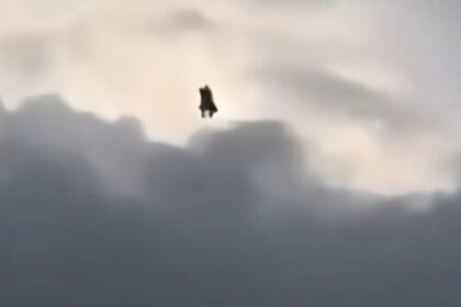 A viral Instagram video shows a strange figure in the skies over France, sparking debates over whether it is a drone, a UFO, a staged prank, or even a "witch."