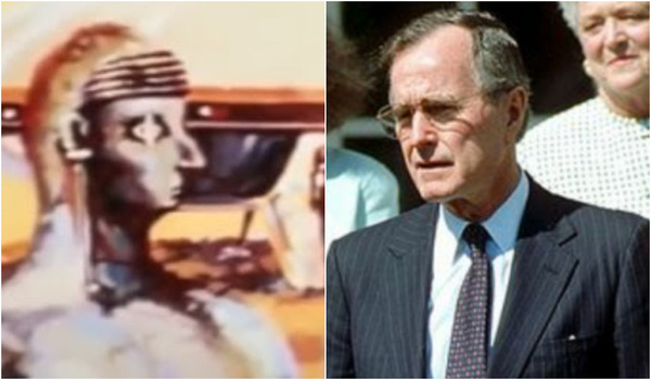 The former U.S. president, father of the famous George W. Bush, was informed in a private conversation about details of the alleged contact between U.S. military personnel and extraterrestrial entities at Holloman Air Force Base in 1964, revealed Dr. Eric Davis.