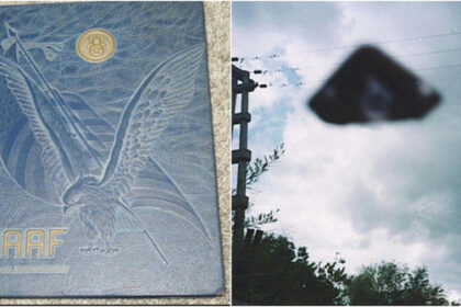 A never-produced Bob Lazar screenplay, a banned 1947 Roswell yearbook, and a collection of 150 original photographs from Lieutenant Colonel Wendelle Stevens’ private files — the majority of which have never been released to the public — are among the items.