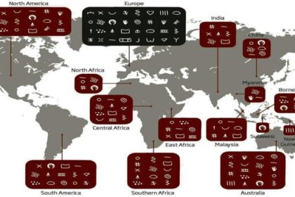 40,000-year-old symbols discovered in caves around the world may represent the oldest form of writing.