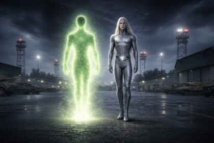 The incidents occurred in 1971 and 1976 at the EVA-4 and Talavera bases. In both cases, the beings were over two meters tall and suffered no damage.