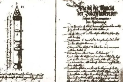 There is a 500-year-old manuscript that describes 3-stage rockets and travel to the Moon in an exotic machine: the Sibiu Manuscript.