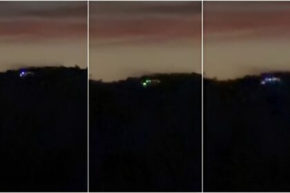 A series of recordings made yesterday (05/31) shows an object with oscillating, multicolored lights in an isolated area of Campo Largo, in the Greater Curitiba region. The alleged UFO appears to be either landed or hovering over a mountainous area, and the footage has been drawing attention from the Brazilian UFO community.