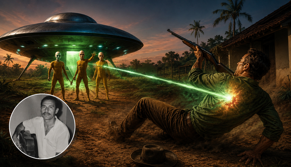 Em 13 de agosto de 1967, o capataz de uma fazenda, Sr. José Inácio, foi atingido por uma luz disparada por um UFO em Crixás, Goiás, após atirar contra o objeto e seus tripulantes. Ele acabaria morrendo 59 dias depois, vítima de leucemia.