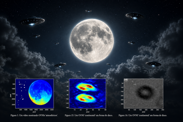 Artigo em formato de preprint, publicado por pesquisadores do Observatório Astronômico Principal da Academia Nacional de Ciências da Ucrânia, afirma que dois tipos de OVNIs, classificados como "atmosféricos e continentais", operariam a partir da Lua, que serviria como uma base para suas atividades na Terra.